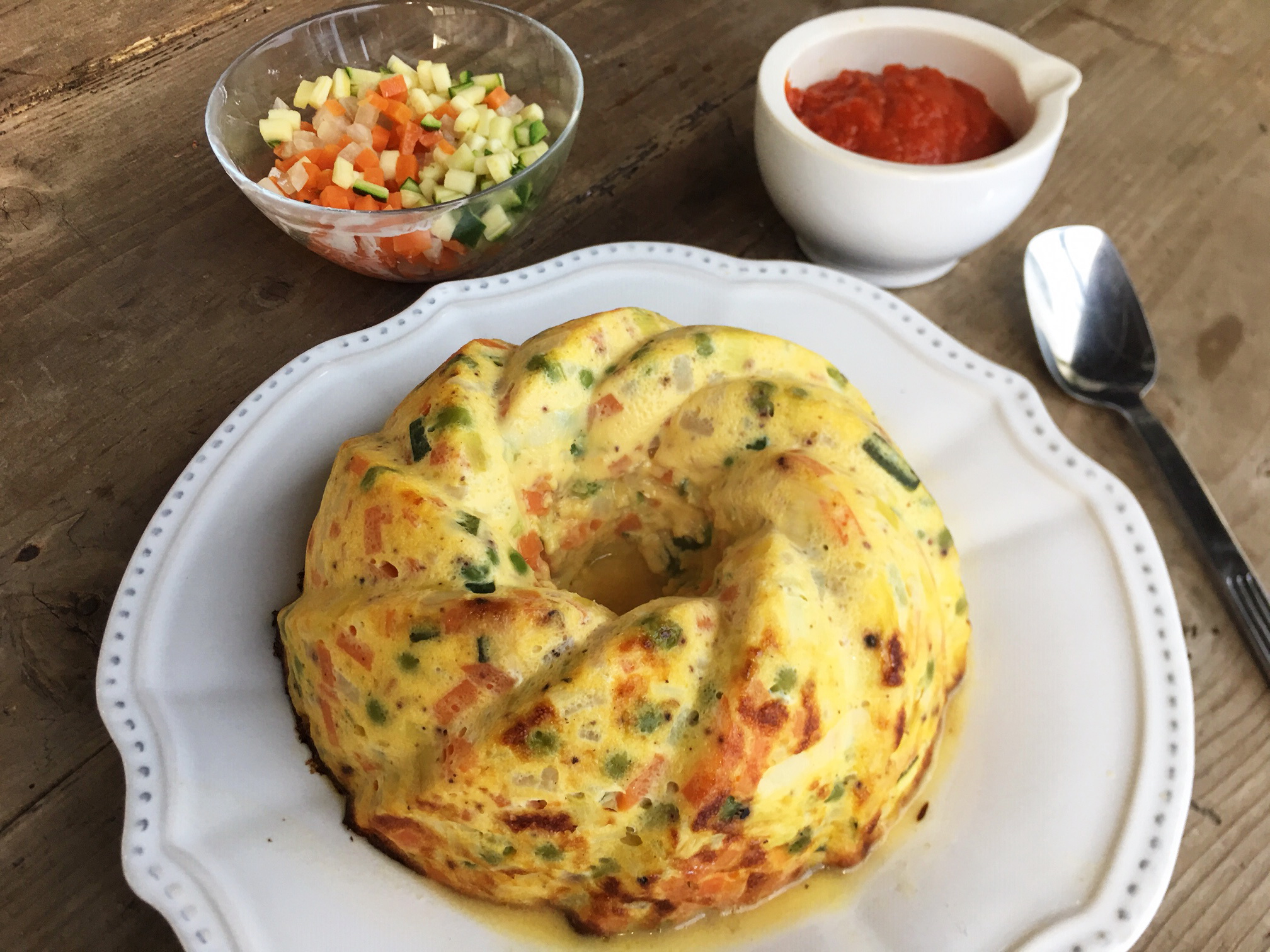 Gâteau salé aux courgettes