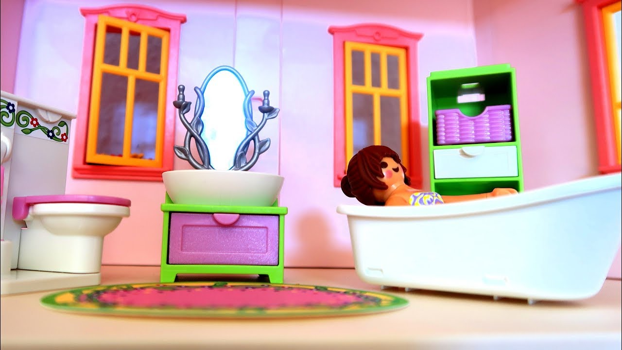 La baignoire de la salle de bain vintage Playmobil 