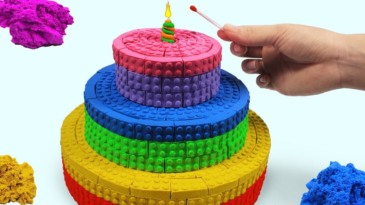  Le gâteau de sable Lego a toujours l'air beau