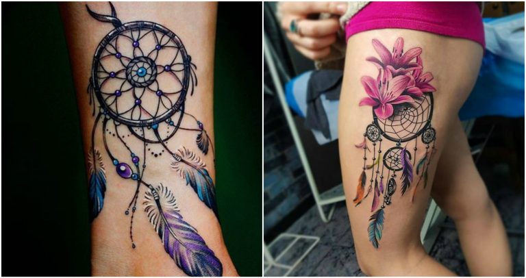 Tatouage Attrape Reve Cuisse