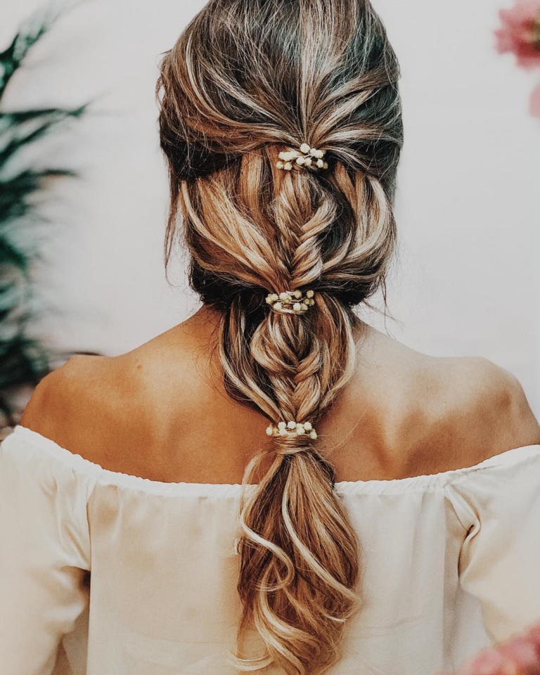 Une Coiffure De Mariage Avec Cheveux Longs - 50+ Idées - Coiffures ...