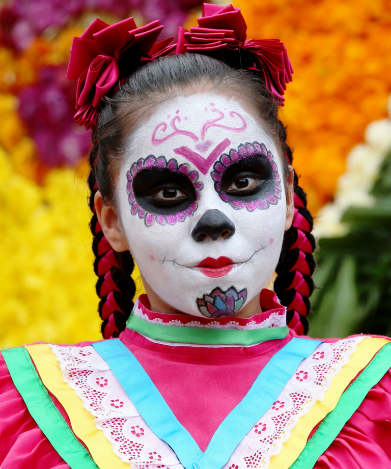 101 propositions d'Halloween différents: maquillage tête de mort ...