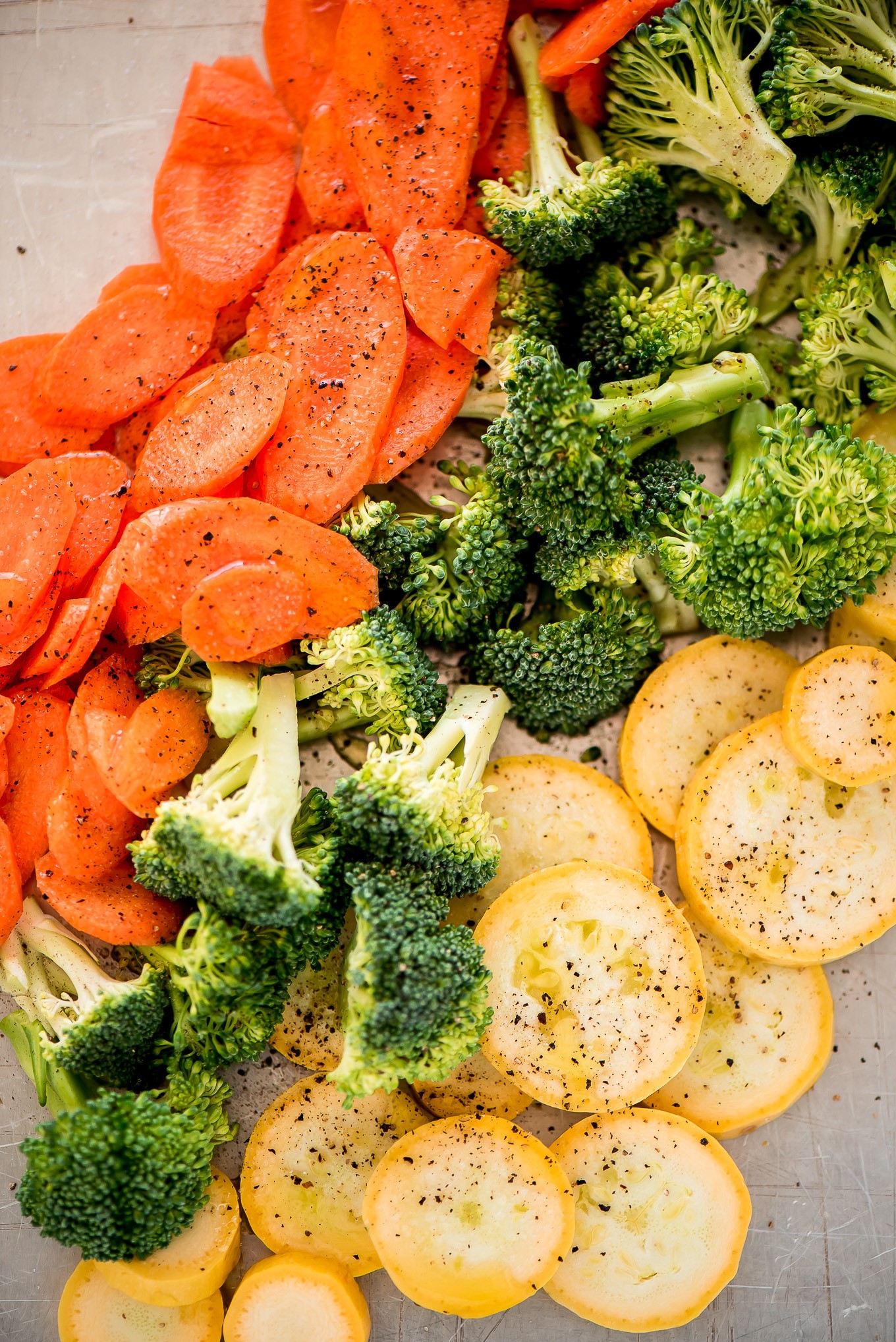 Brocoli, carottes et pommes de terre.