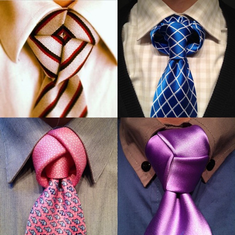 Cravates modernes.