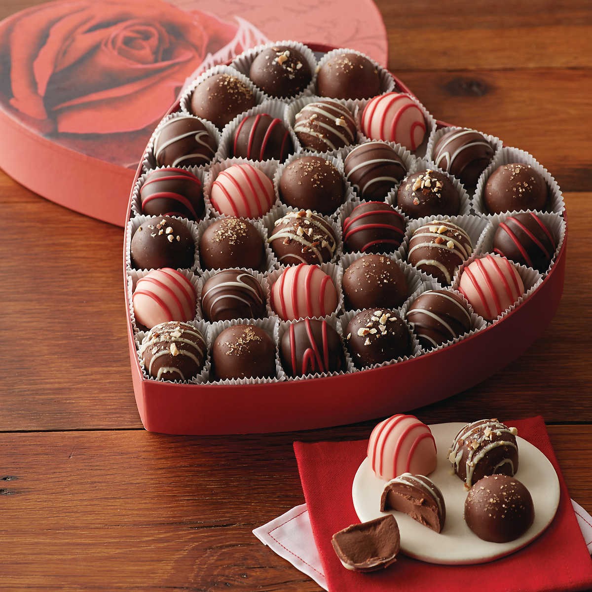 Boîte de chocolat pour la Saint-Valentin - une histoire romantique.