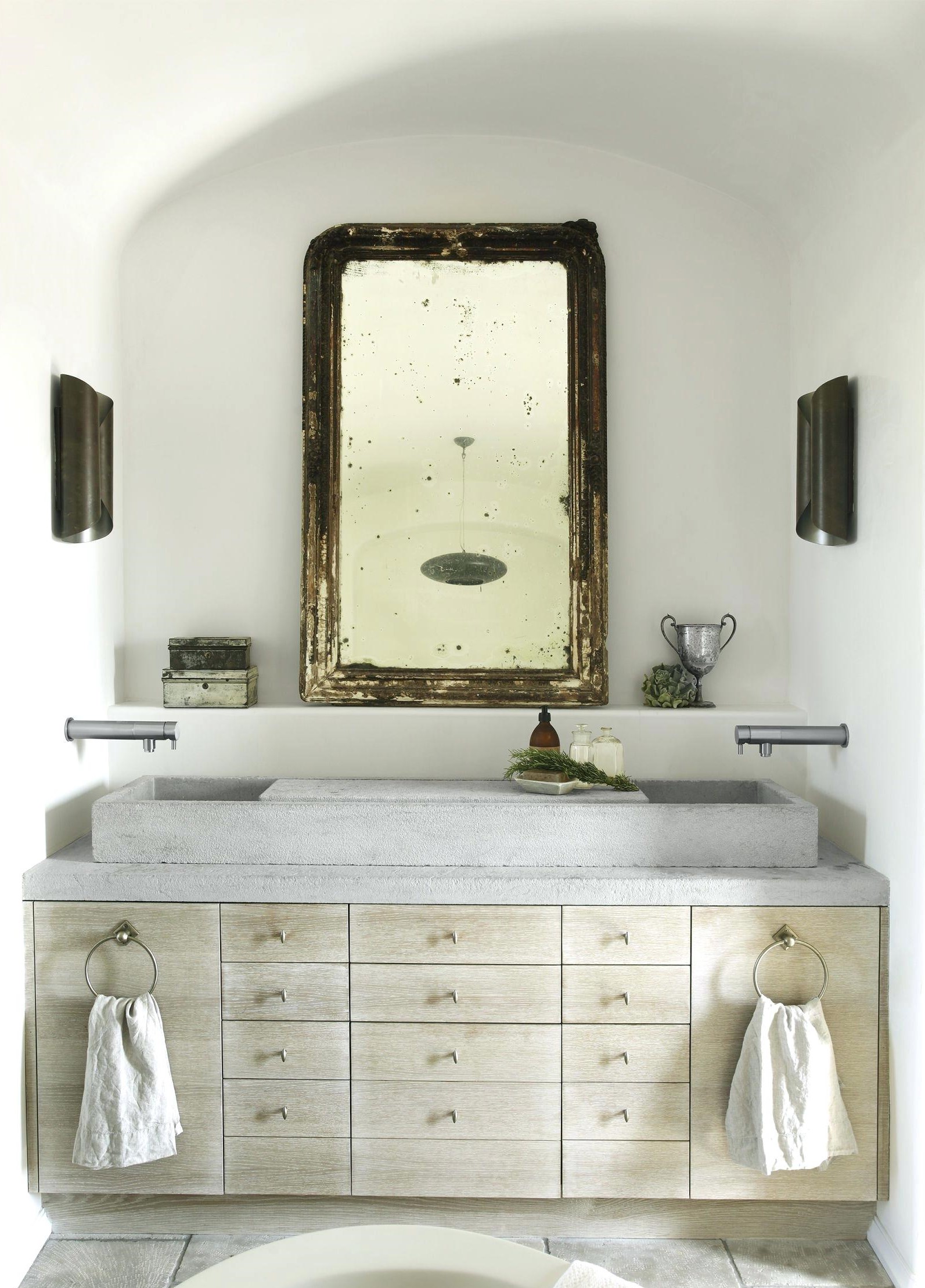DIY vanity for your bathroom.
