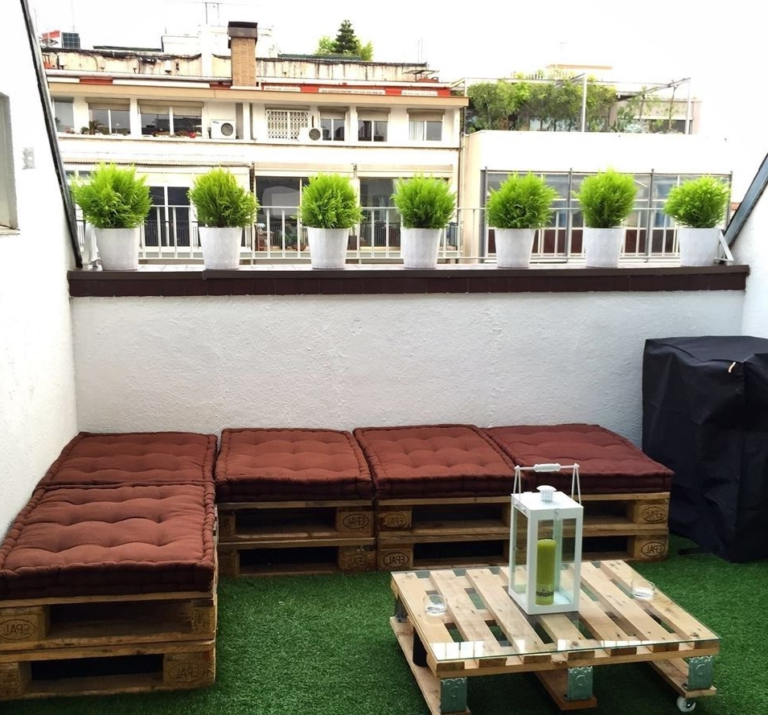 50 id es sur la fa on de faire une terrasse  de palettes 