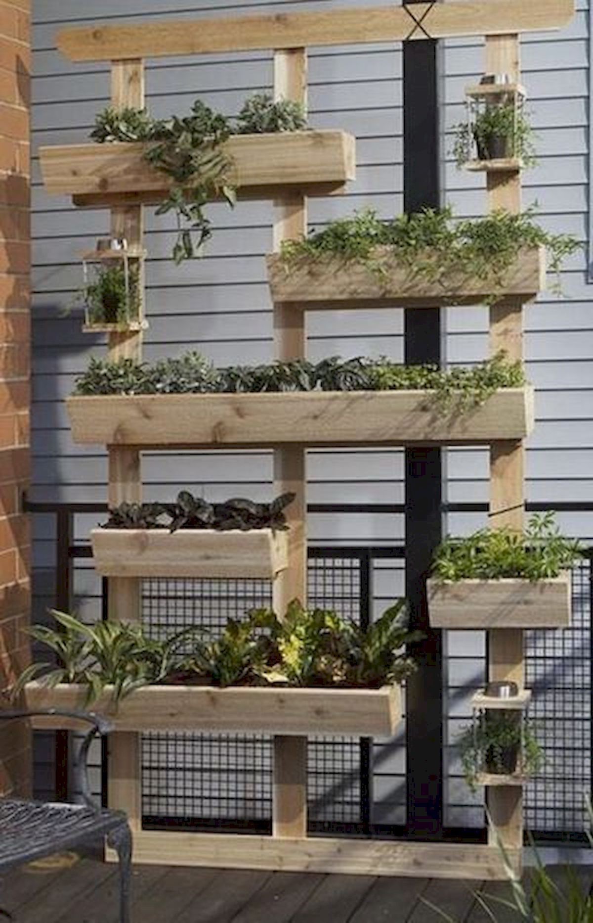 Jardin vertical bricolage.