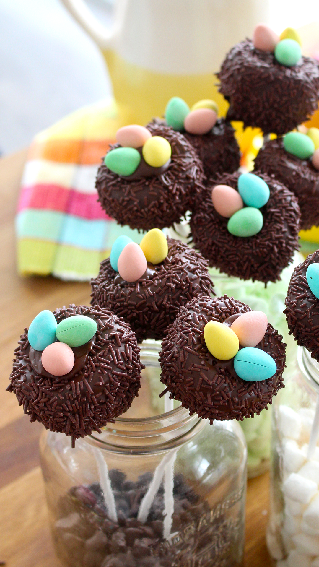 Mini cupcakes au chocolat.