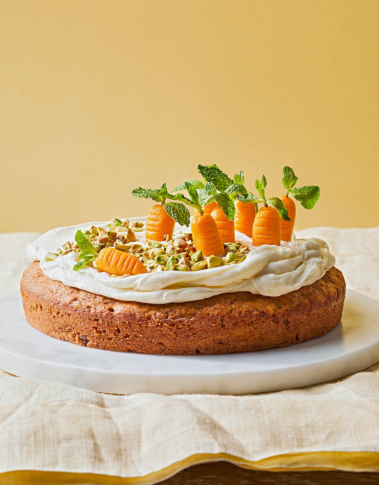Délicieux gâteau aux carottes.