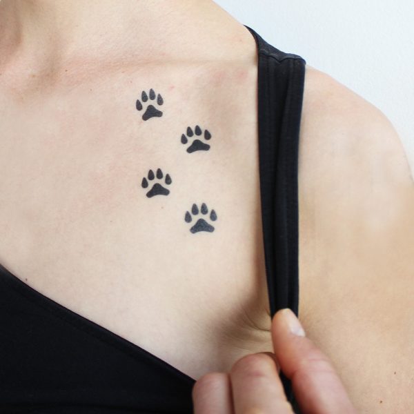 Tatouage Patte De Chien Tribalnull