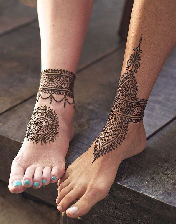 Tatouage au henné.
