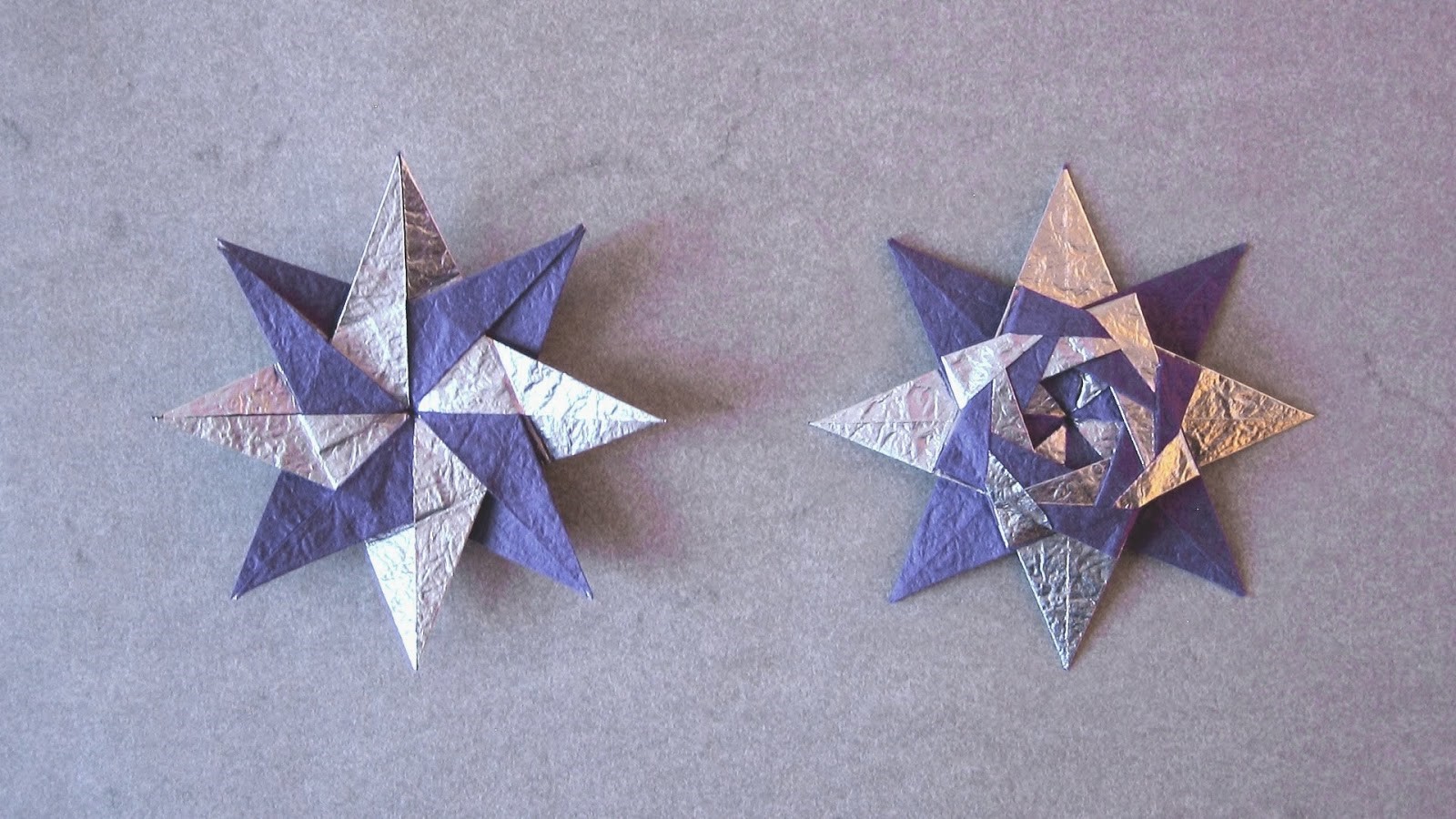Étoile en origami facile.