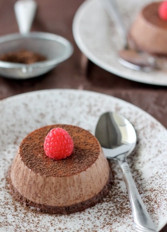 Idées des blogs de recettes pour Thermomix: mini cheesecake au chocolat.