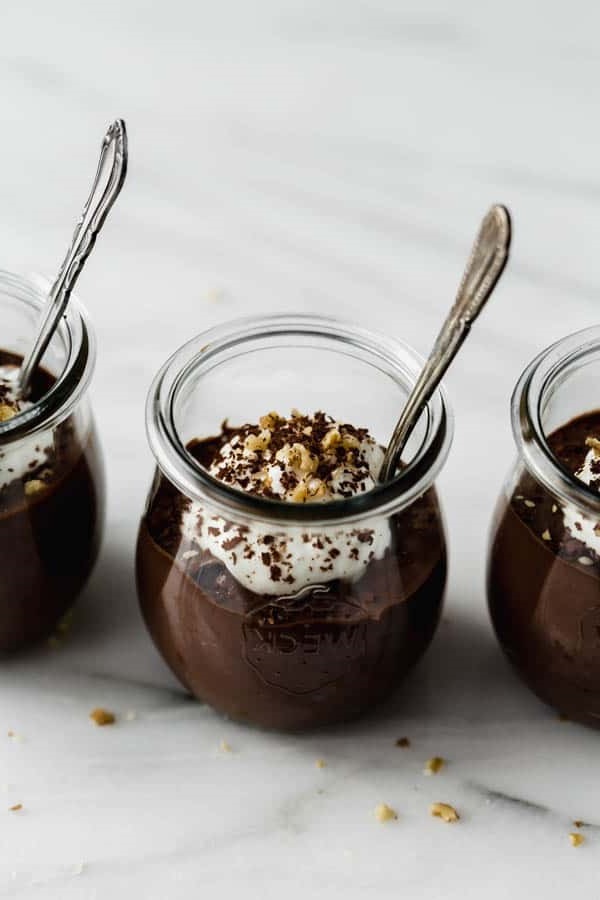 Pudding au chocolat facile à préparer.