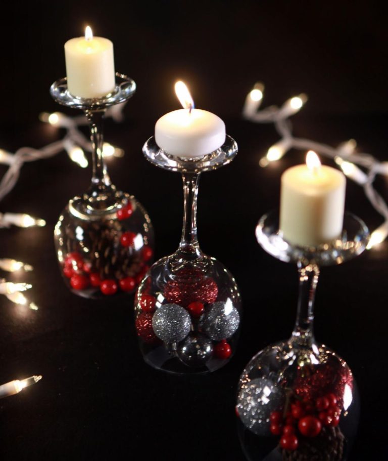 Décoration avec verre à pied et des idées intéressantes pour aménager