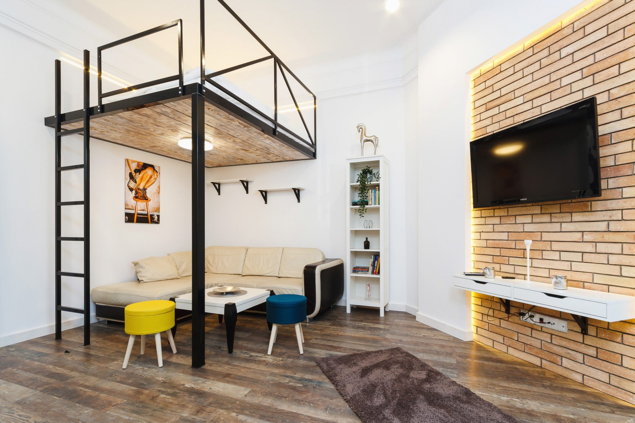 Des idées pour un salon mezzanine Maison, Salon ZENIDEES