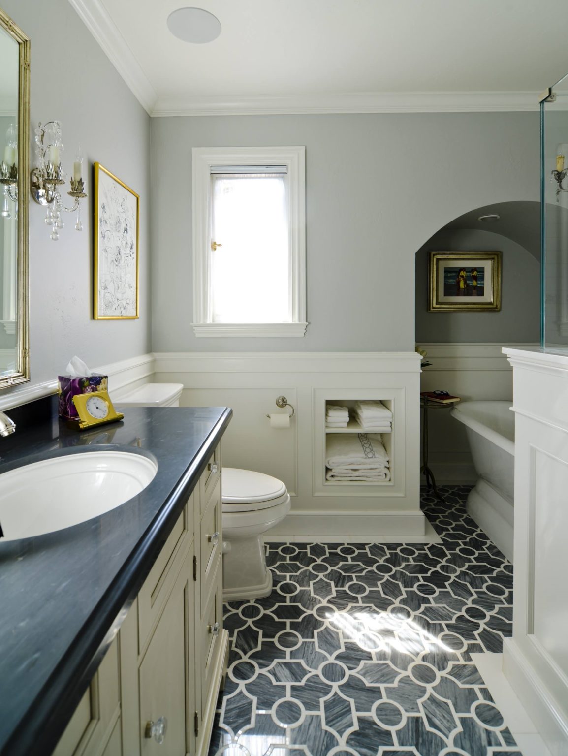 Aménagement d'une salle de bains anglaise en étapes simples Salle de