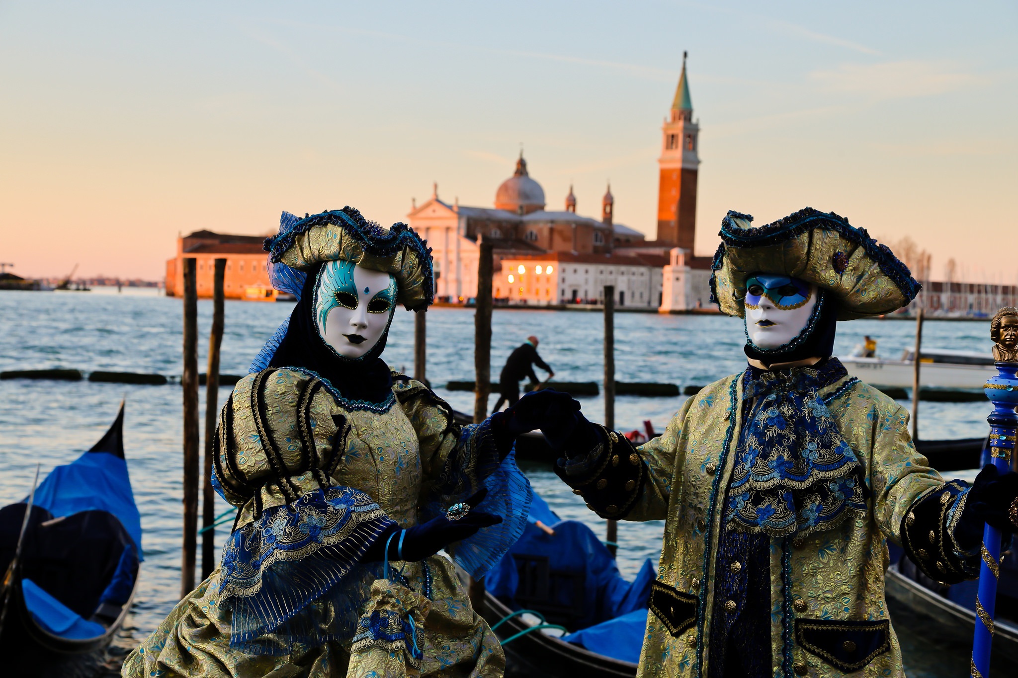 Bal masqué à Venise.