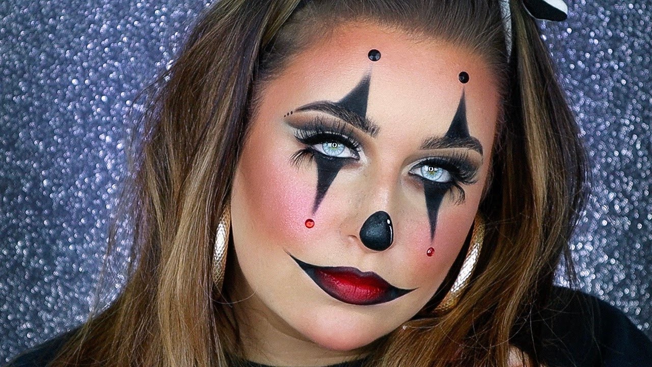 Tuto maquillage clown d'Halloween (+55 photos inspirantes) - Halloween