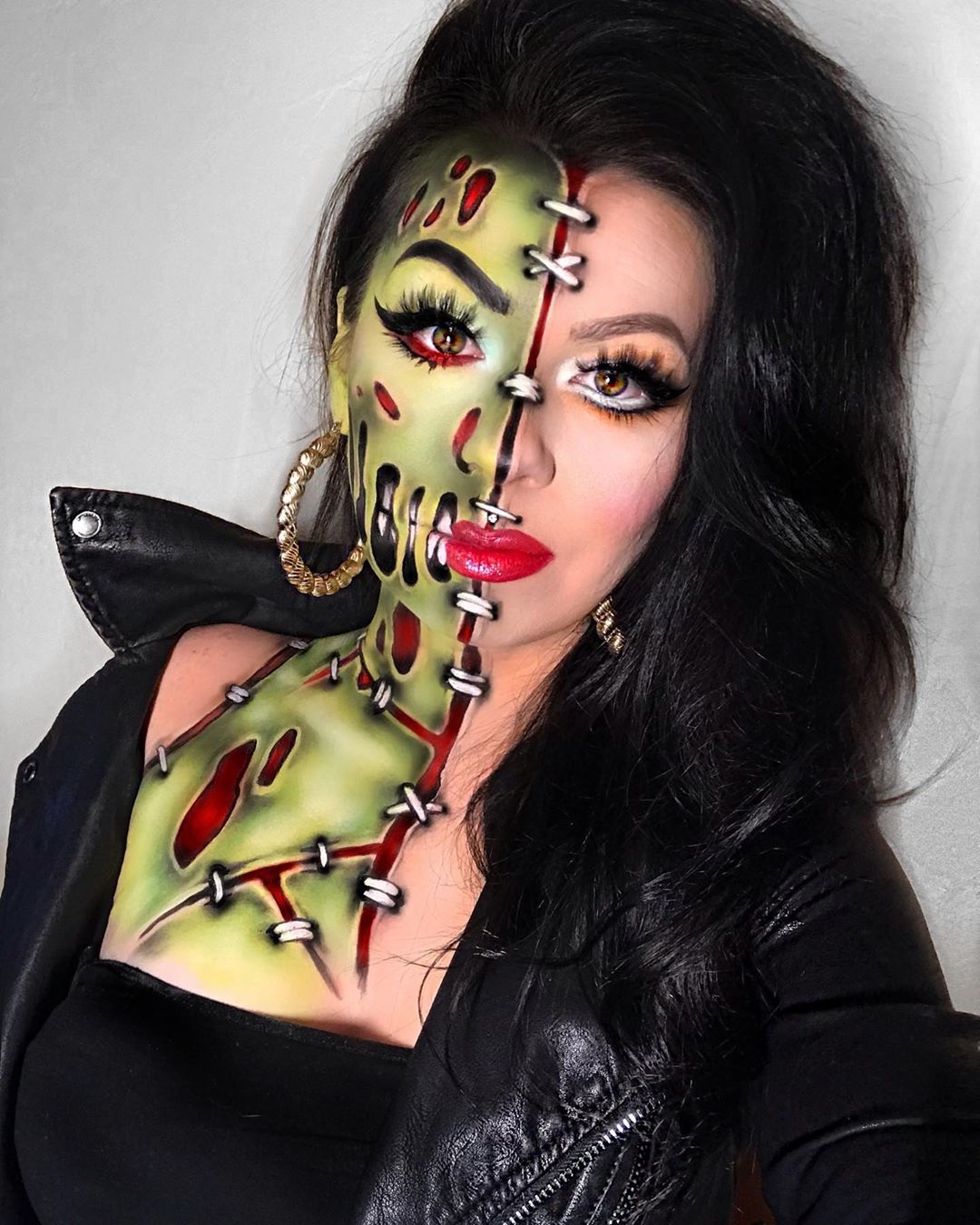 Maquillage zombie.