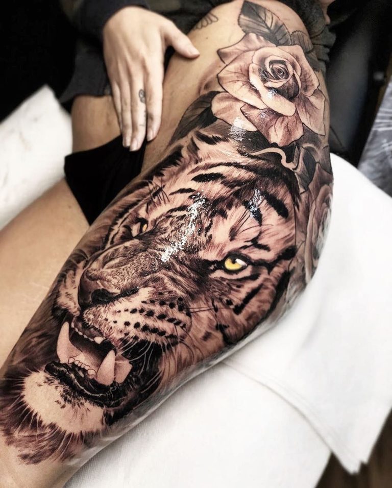 Soins de la peau de la jambe tatouée avant et après Tatouage ZENIDEES