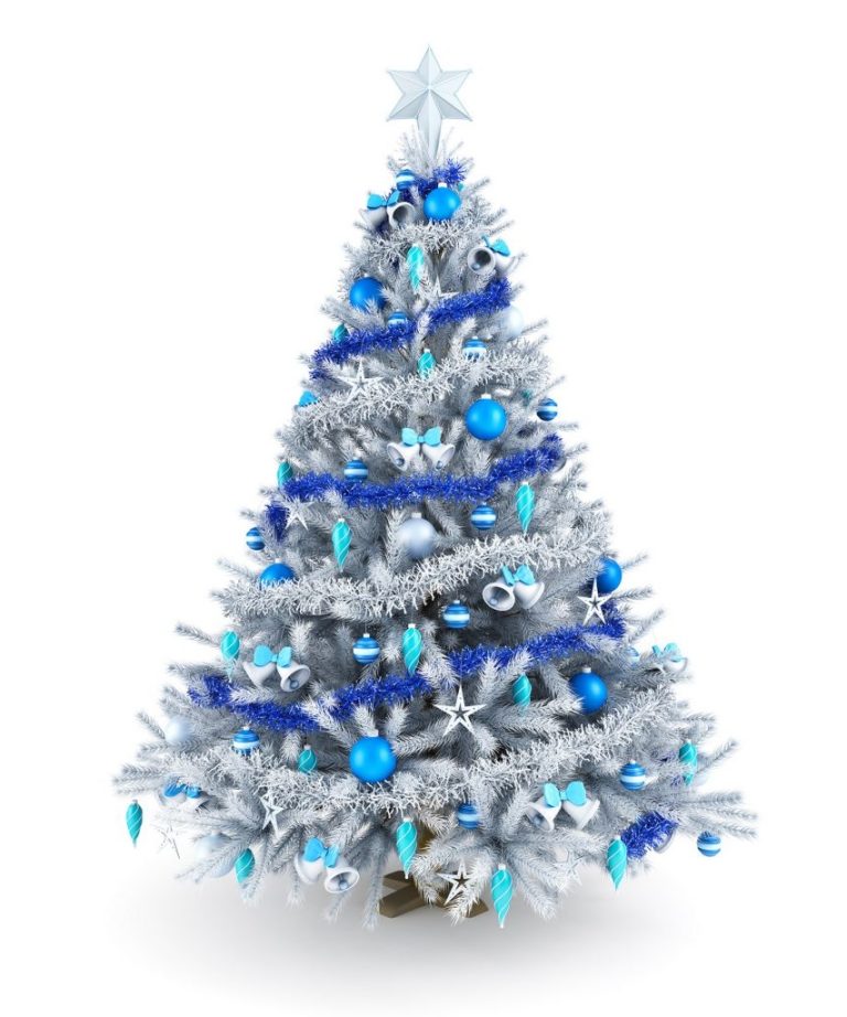 Nos 8 conseils pour un sapin de Noël en blanc et bleu - Decoration de Noel - ZENIDEES