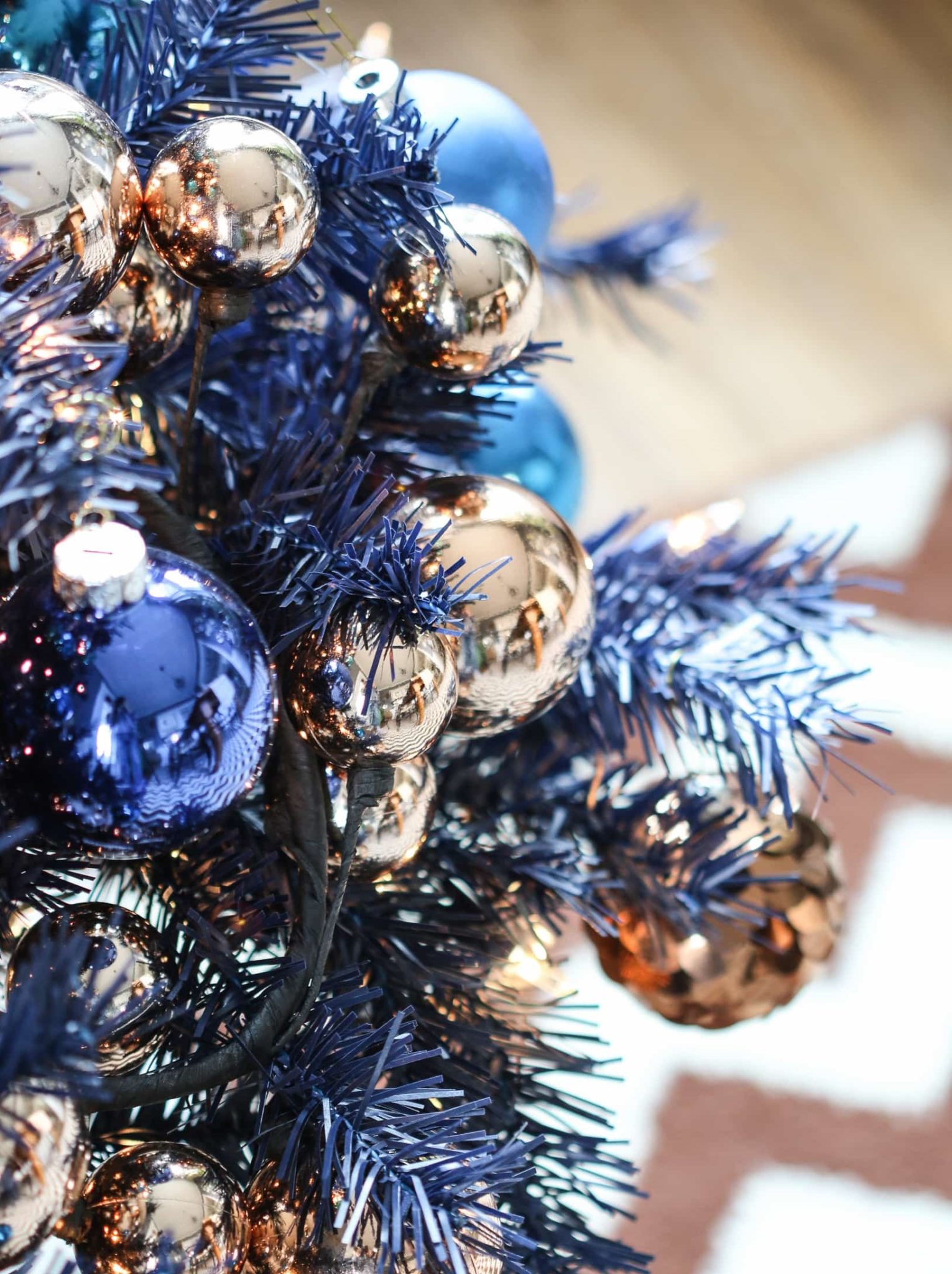 Nos 8 conseils pour un sapin de Noël en blanc et bleu - Decoration de