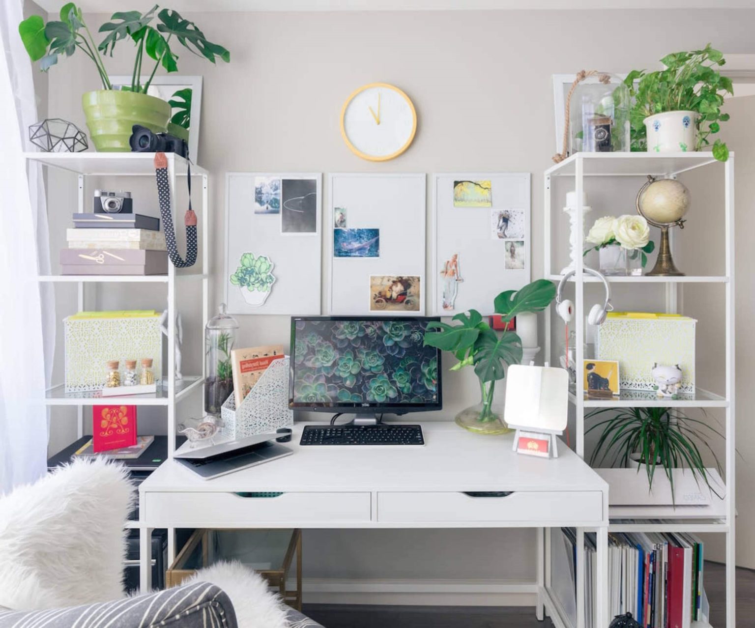 Aménagement de petit bureau | 100 idées à essayer | Zenidées.com