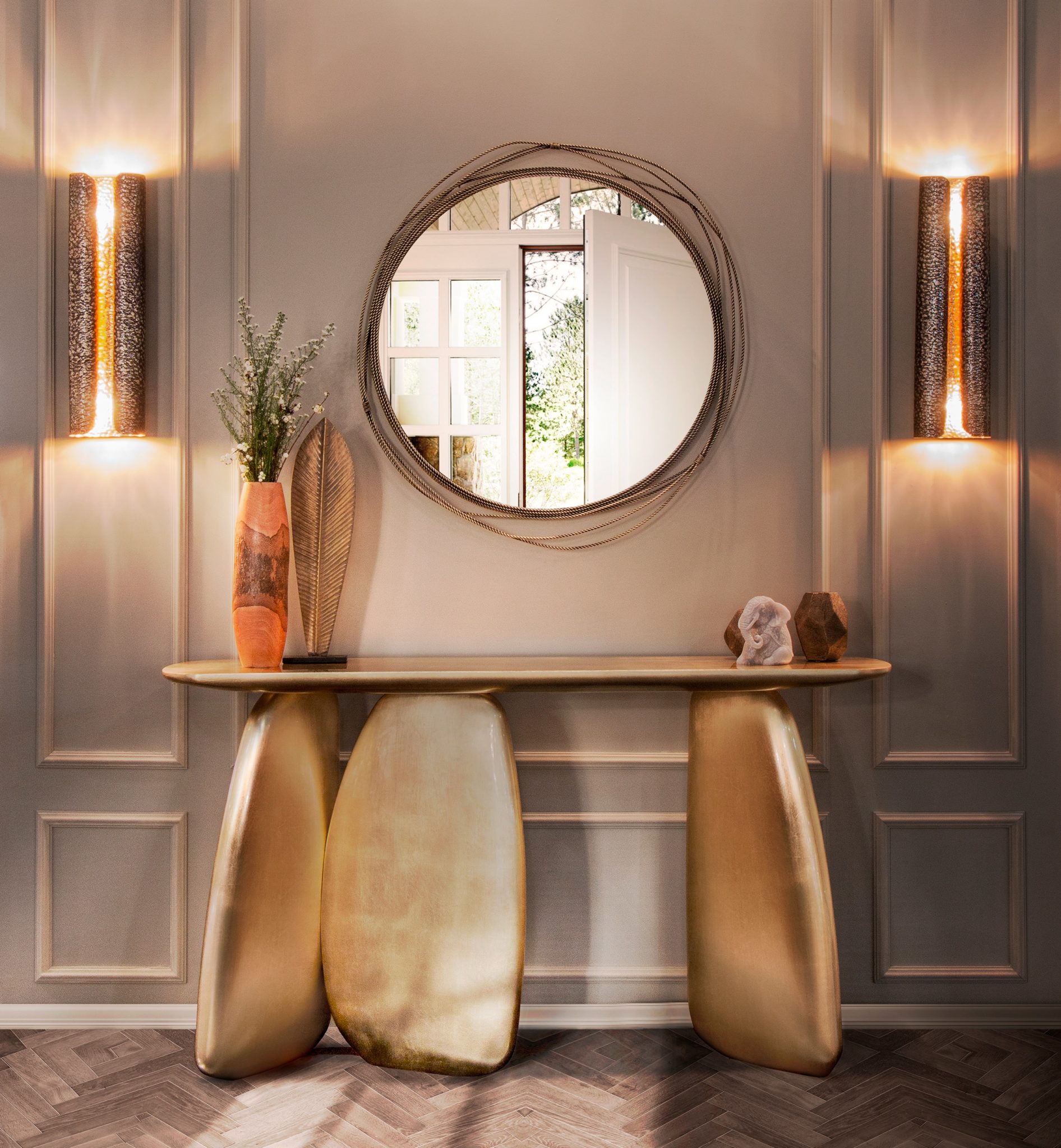 Console d'entrée - 10 idées déco brillantes | Zenidées.com