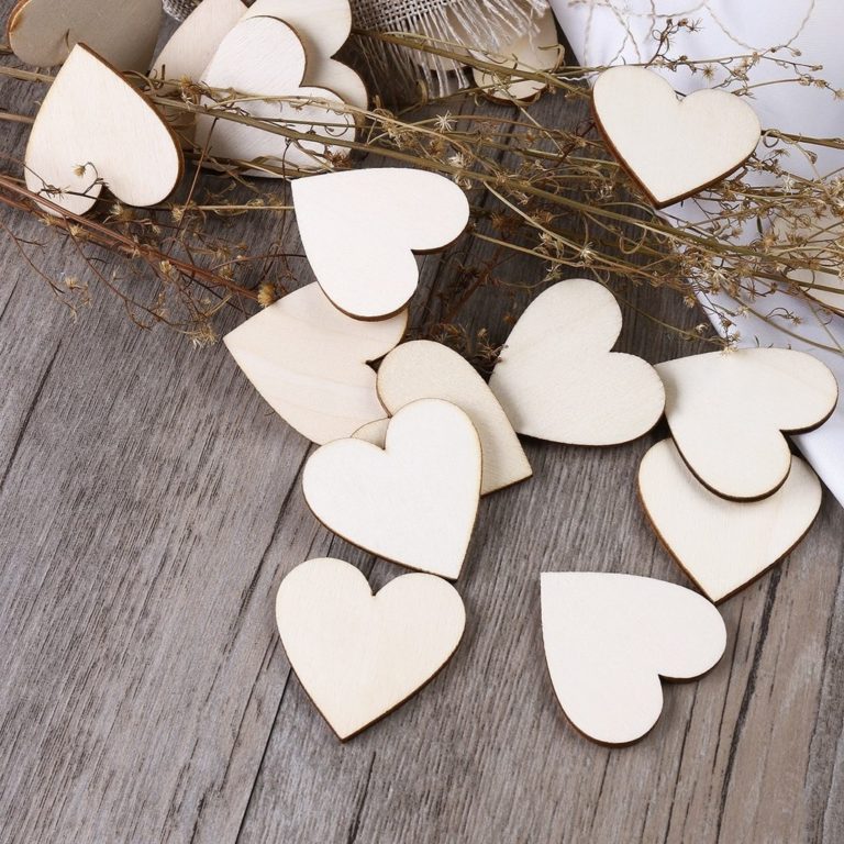 Lot De 2 Bougeoirs En Forme De Cœur En Bois - Décoration Romantique Et Chaleureuse Pour Amis, Sœurs Et Collègues