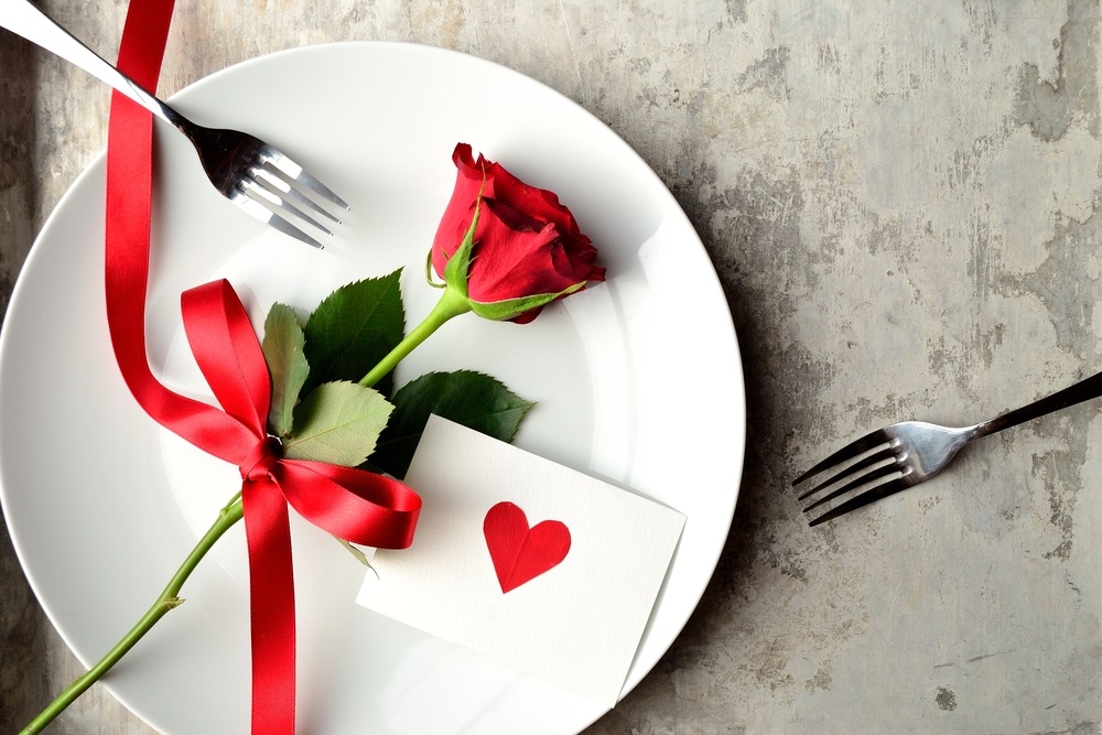 Idée de repas pour la Saint-Valentin.