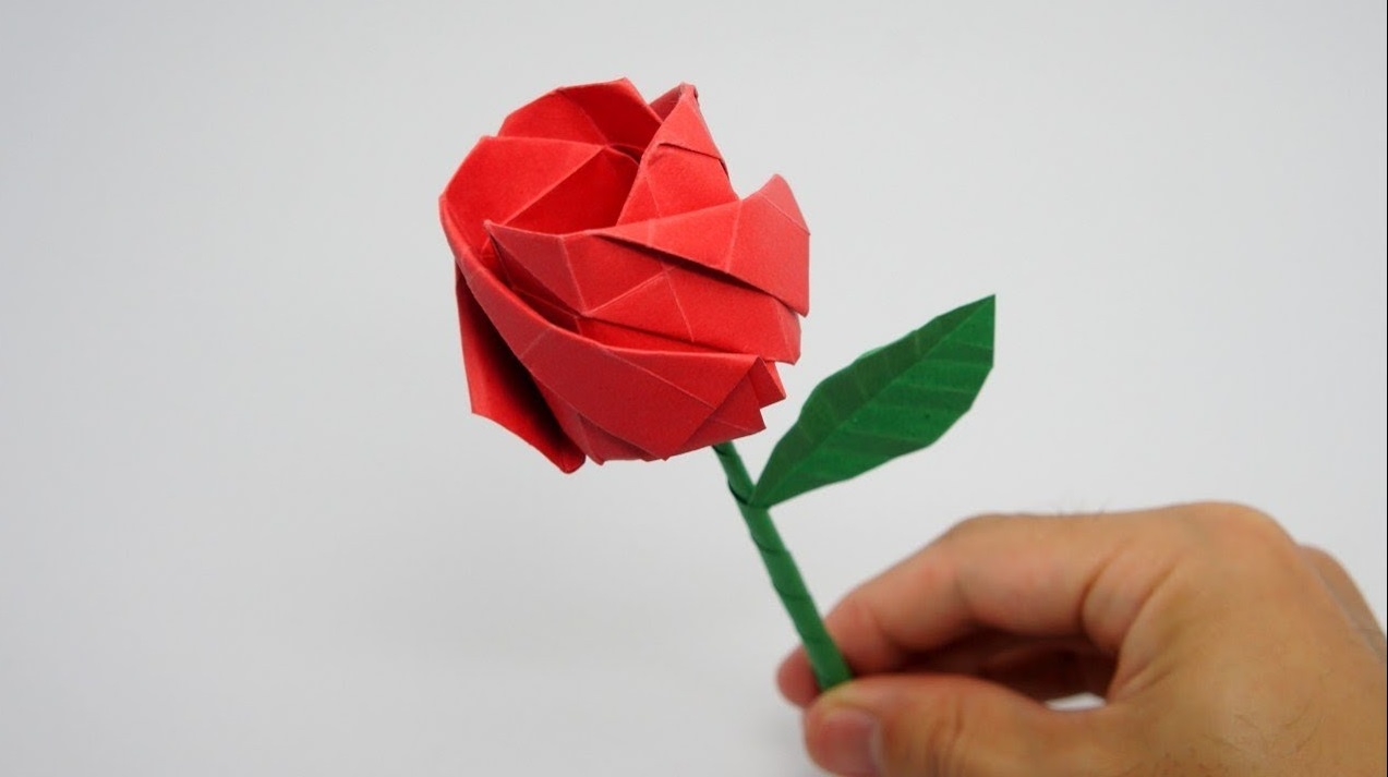 Rose origami.