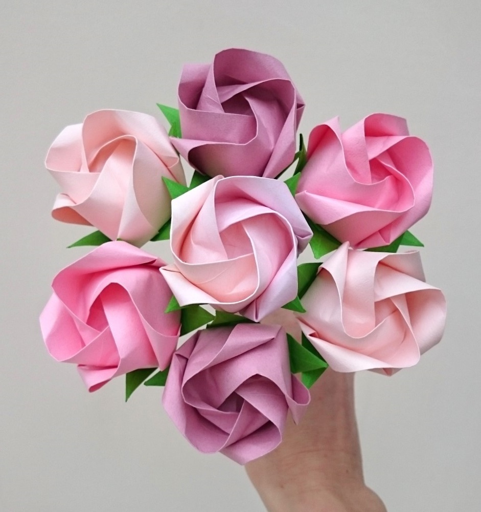 Fleur en papier DIY.