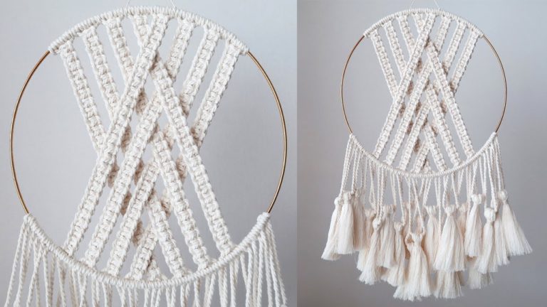 50 designs sympas pour un attrape-rêves en macramé - DIY - ZENIDEES