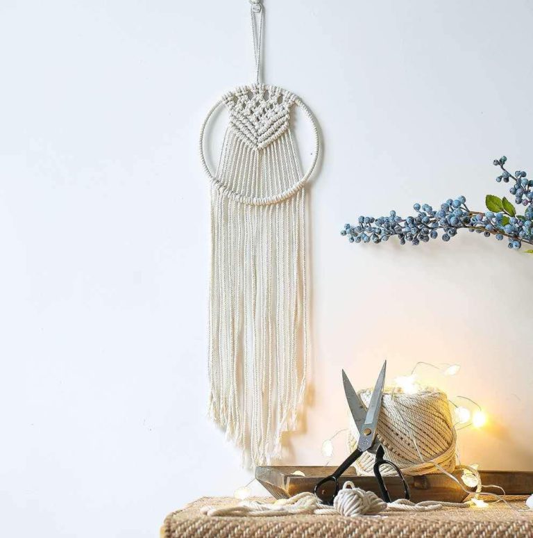 50 designs sympas pour un attrape-rêves en macramé - DIY - ZENIDEES