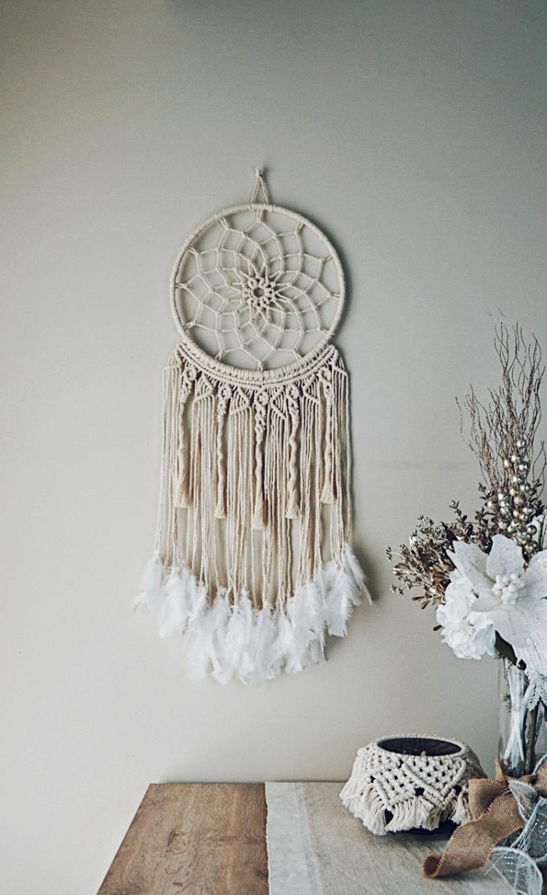 50 designs sympas pour un attrape-rêves en macramé - DIY - ZENIDEES