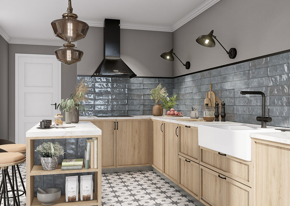 Le carrelage hexagonal : une alternative tendance pour les sols de cuisine